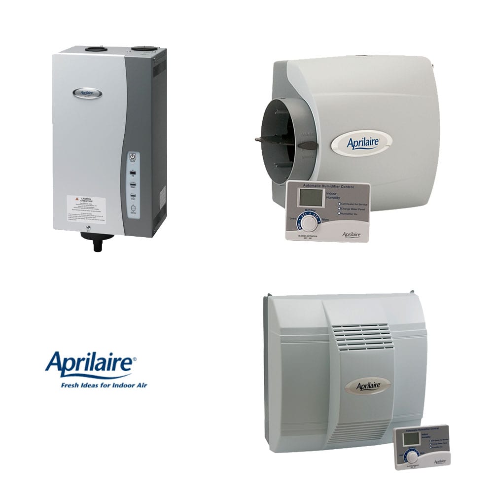 Three New Aprilaire Humidifiers