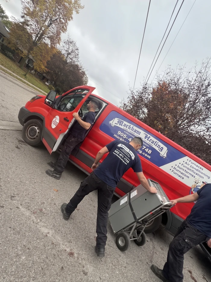 Team Equipment Haul - Markham Heating & HVAC